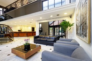 Sitteområde i lobbyen