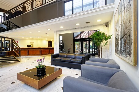 Sala de estar en el lobby
