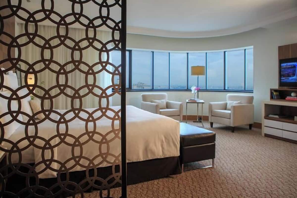 Ropa de cama de alta calidad, edredón y minibar