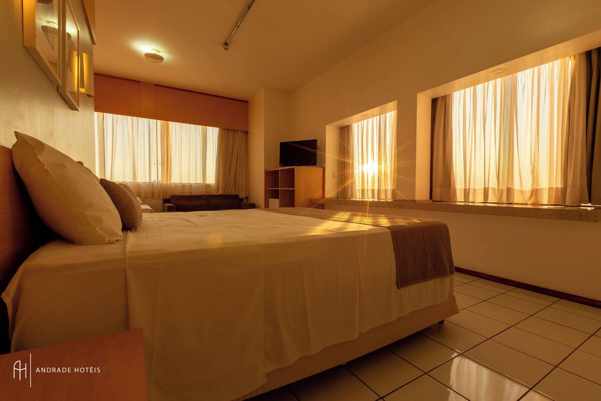 Minibar, blackout drapes, WiFi (free), bed sheets