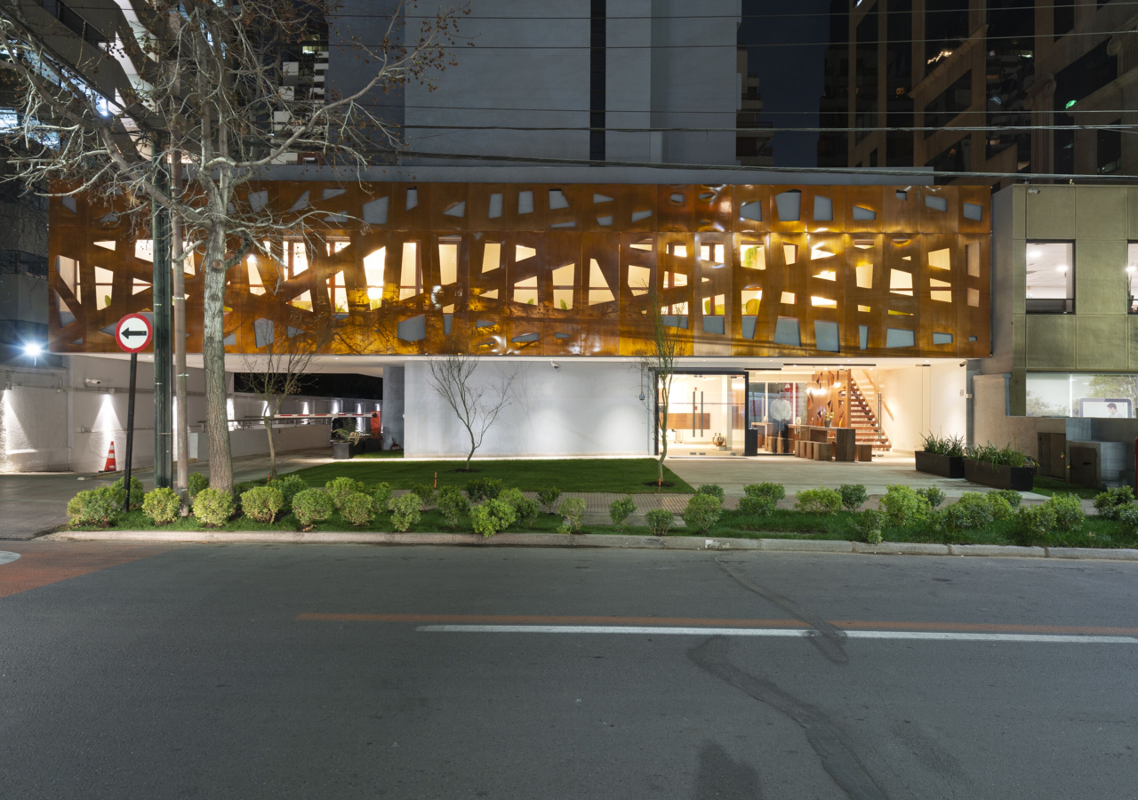 front of property – evening/night