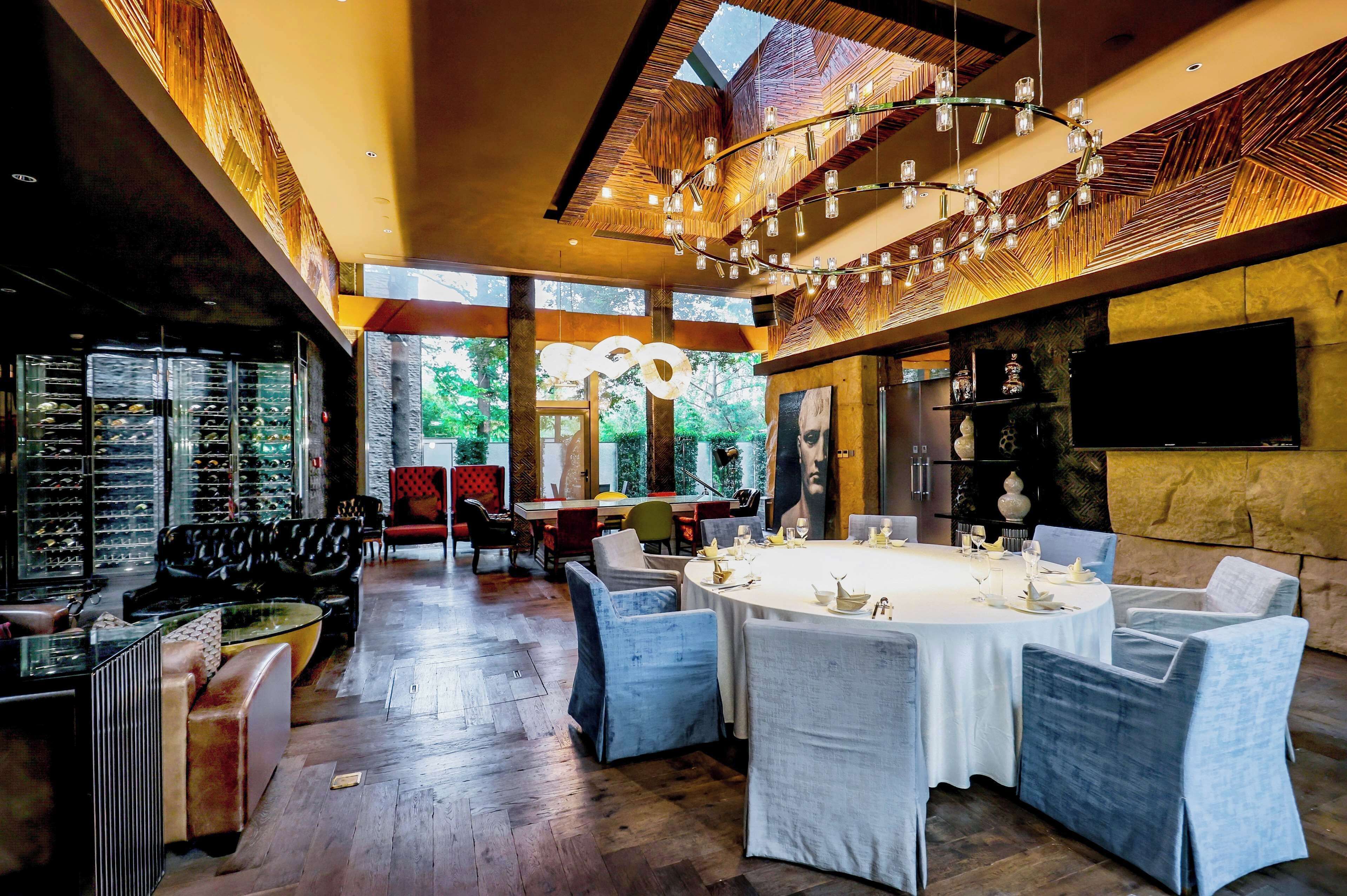 breakfast, lunch served; local and international cuisine, garden views