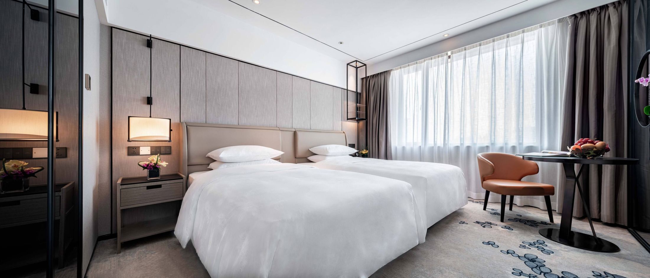 In-room safe, desk, blackout curtains, soundproofing