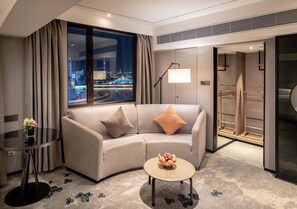 In-room safe, desk, blackout curtains, soundproofing