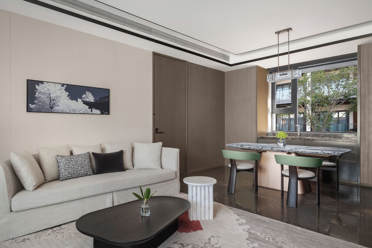 Suite, 1 Bedroom, River View | Minibar, in-room safe, individually decorated, individually furnished