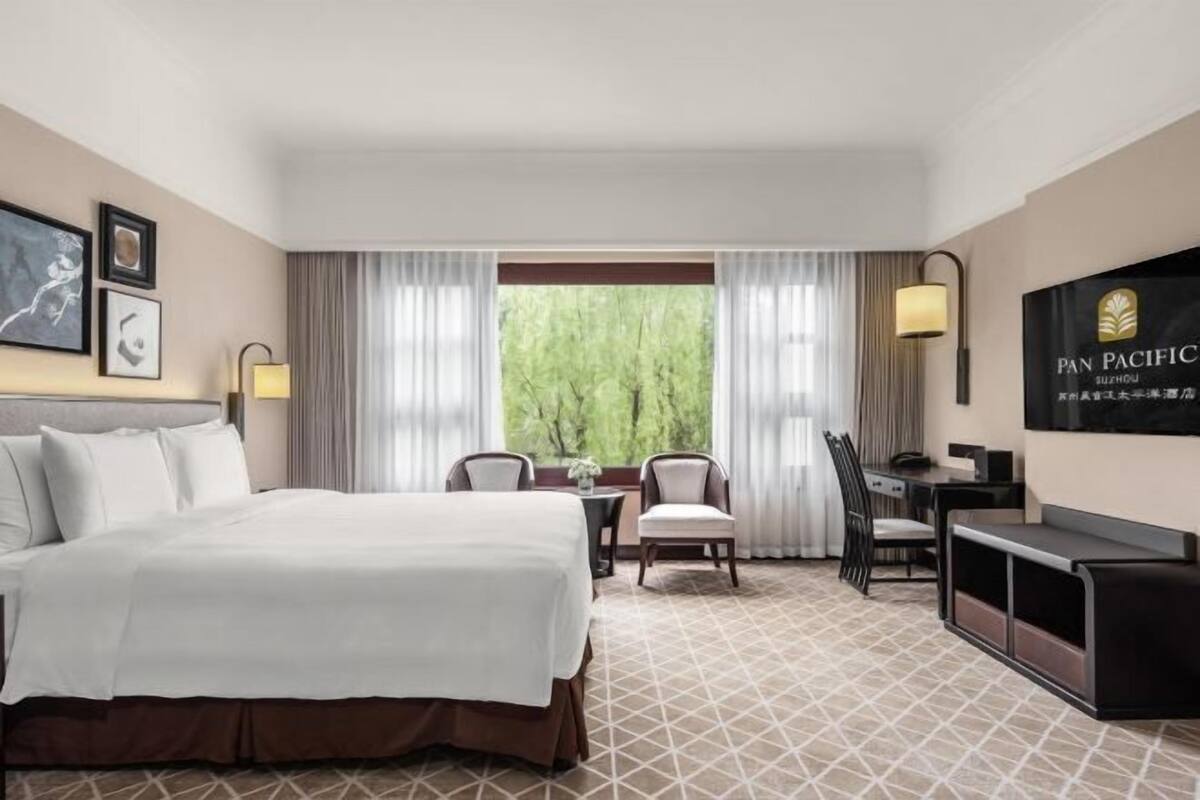 Down comforters, minibar, in-room safe, blackout drapes