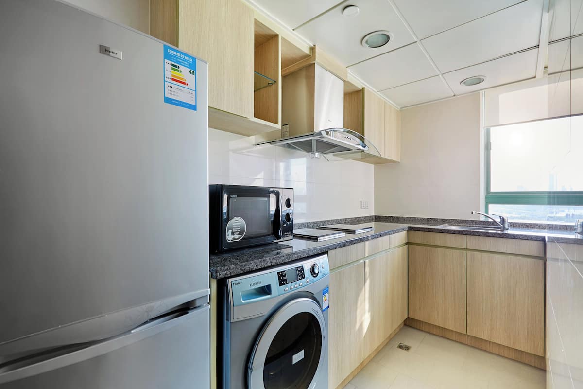 Svit - 1 sovrum | Minibar med vissa gratis produkter och värdeförvaringsskåp på rummet