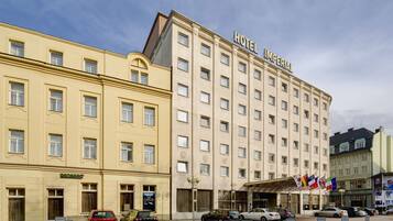 Self parking (CZK 350 per night)