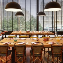 Café da manhã, almoço e jantar