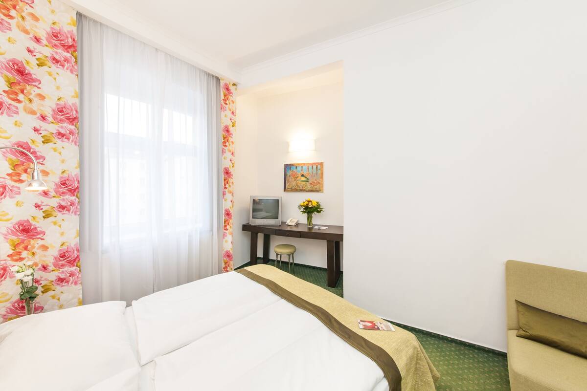 In-room safe, blackout drapes, rollaway beds (surcharge), WiFi (free)