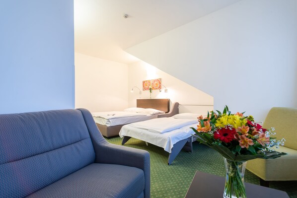 In-room safe, blackout curtains, rollaway beds, free WiFi