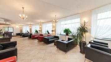 Sitteområde i lobbyen