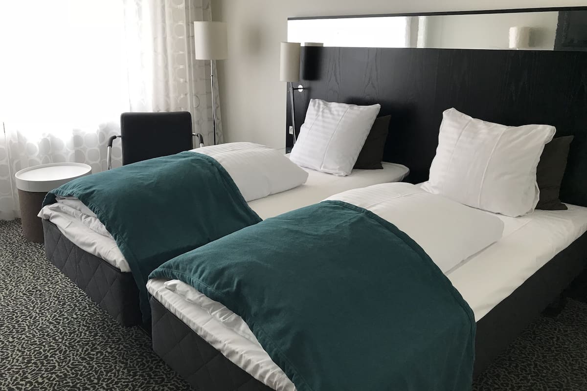 Standard Twin Room | Down duvets, desk, blackout curtains, iron/ironing board