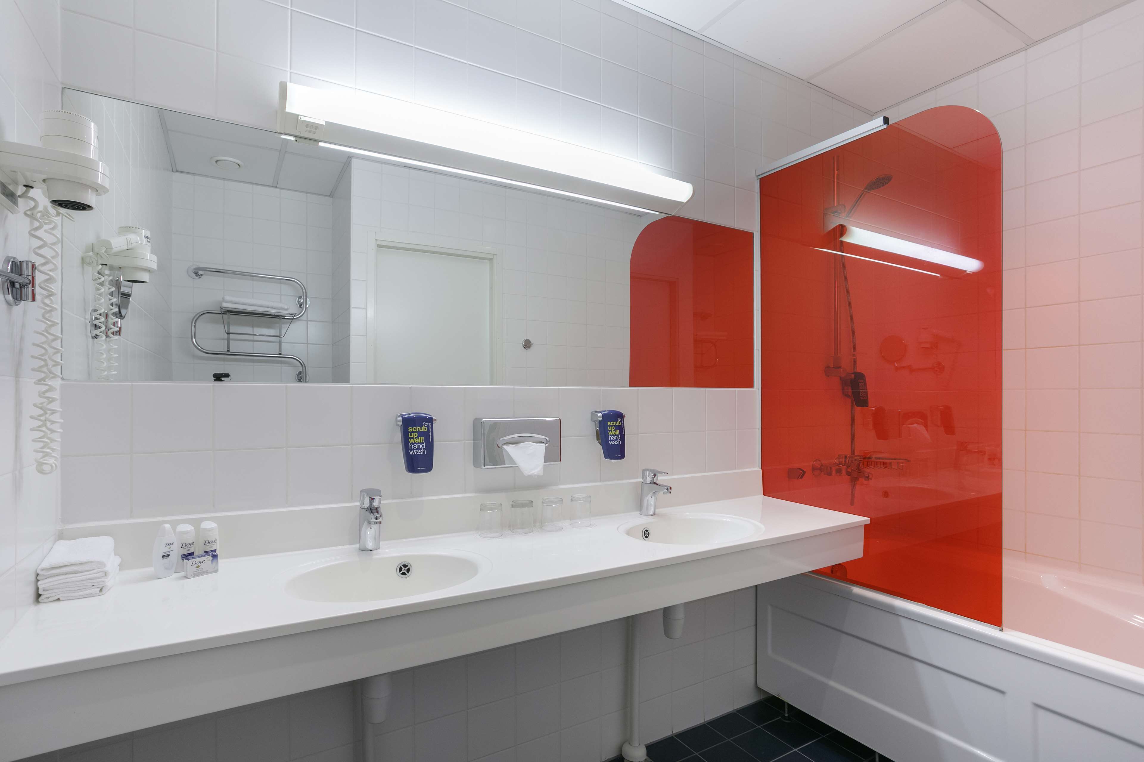 suite | bathroom | eco-friendly toiletries, hair dryer, towels