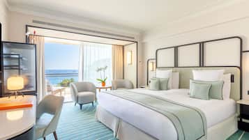 Premium bedding, minibar, in-room safe, desk