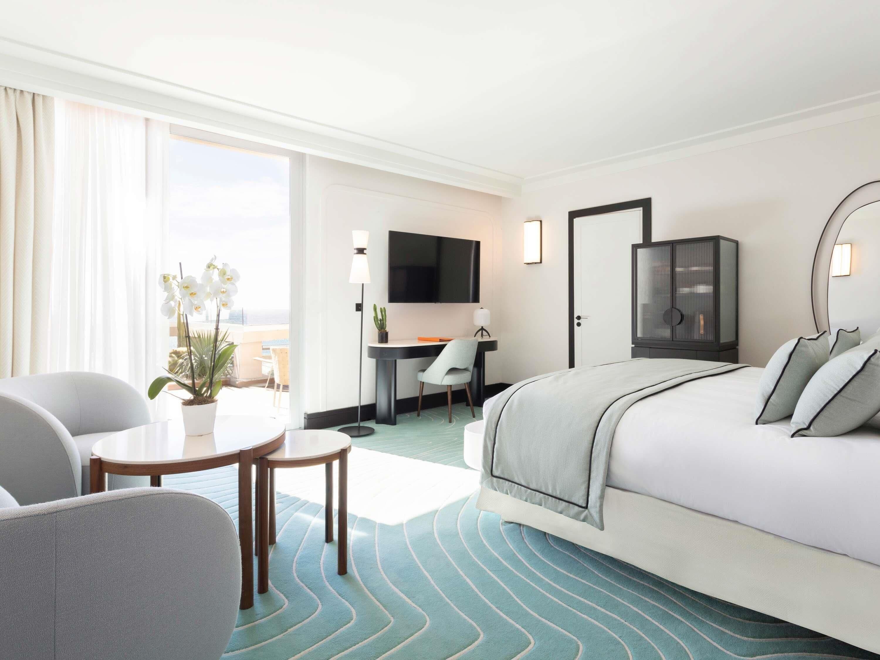 Panoramic Room, 1 Double Bed, Terrace, Sea View | Premium bedding, minibar, in-room safe, desk