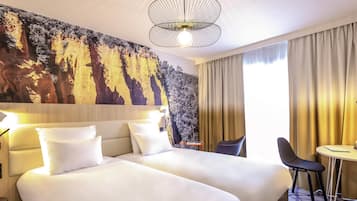 Premium bedding, minibar, in-room safe, desk