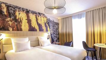 Premium bedding, minibar, in-room safe, desk