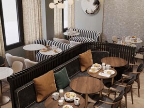 Tägliches Frühstücksbuffet (19 EUR pro Person)