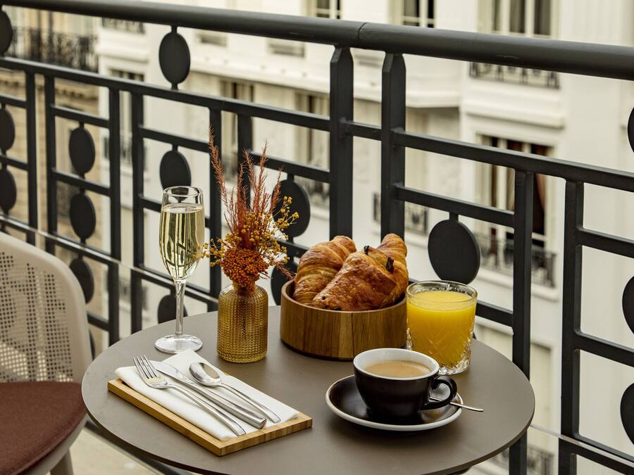 Deluxe-Zimmer, Balkon (Extra) | Ausblick vom Zimmer