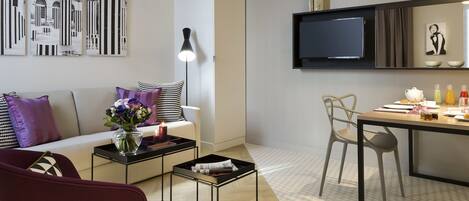 Apartment, 1 Schlafzimmer | Wohnzimmer | Flachbildfernseher