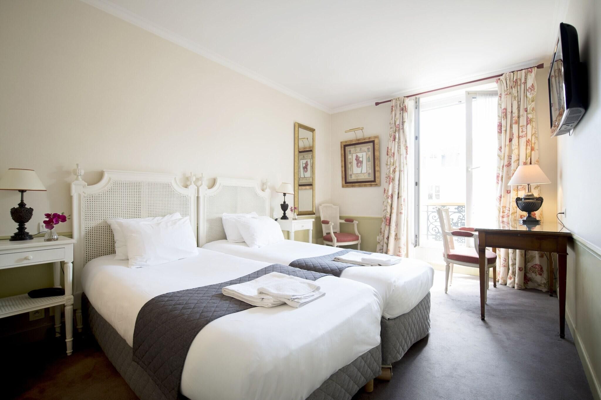 Desk, iron/ironing board, free WiFi, bed sheets