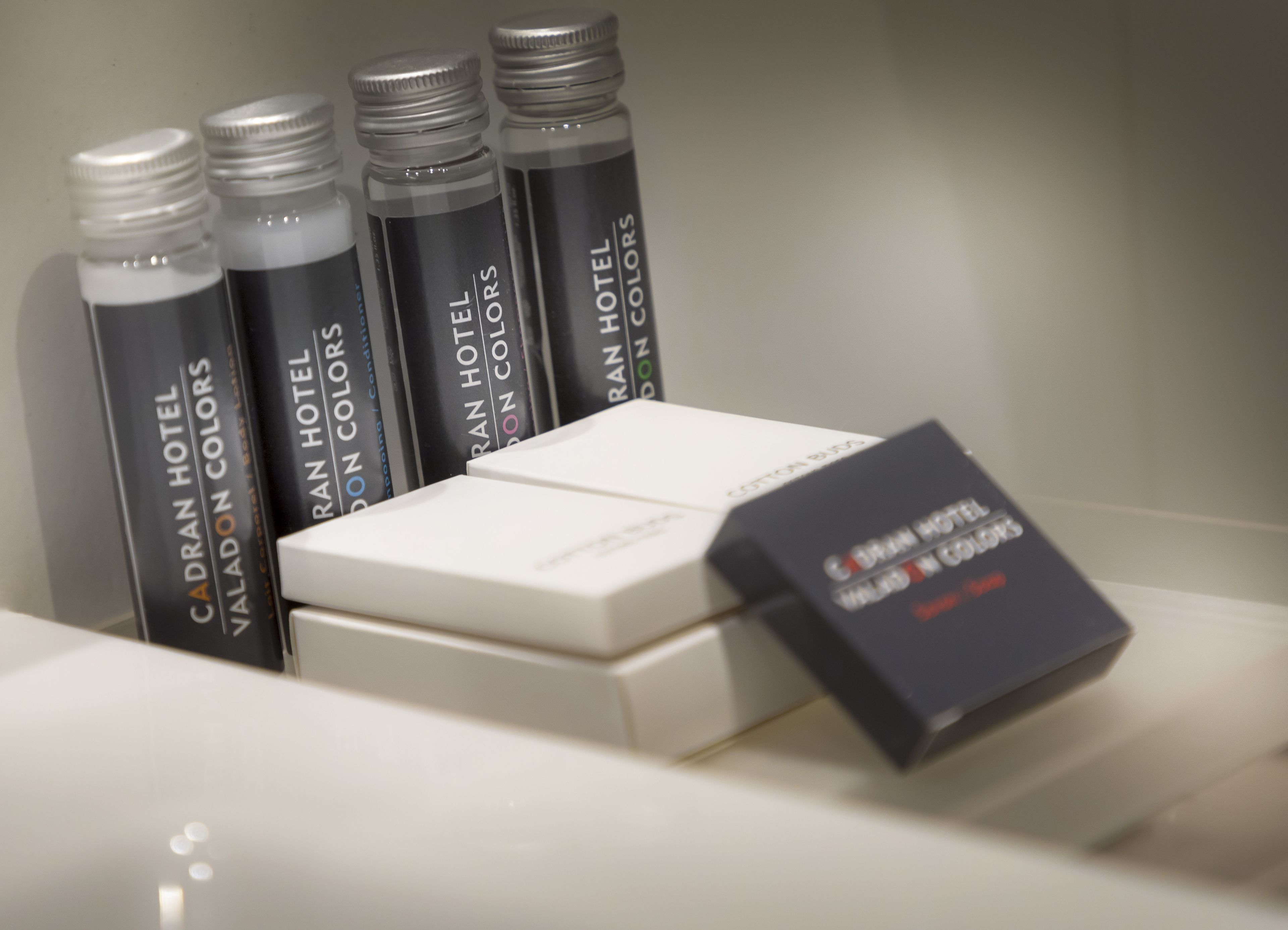 free toiletries, hair dryer, bathrobes, slippers