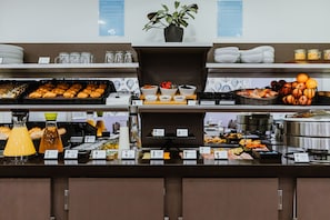 Daily to-go breakfast for a fee