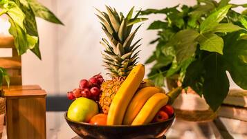 Café da manhã com buffet todos os dias (EUR 19.90 por pessoa)