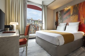 Premium bedding, minibar, in-room safe, desk