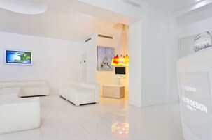 Sala de estar en el lobby