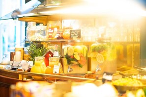 Daily buffet breakfast (EUR 23 per person)