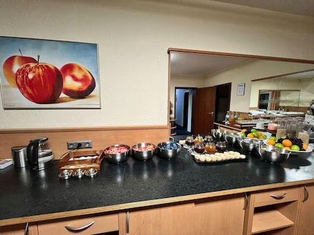 Daily buffet breakfast for a fee. acora Bonn Living the City
