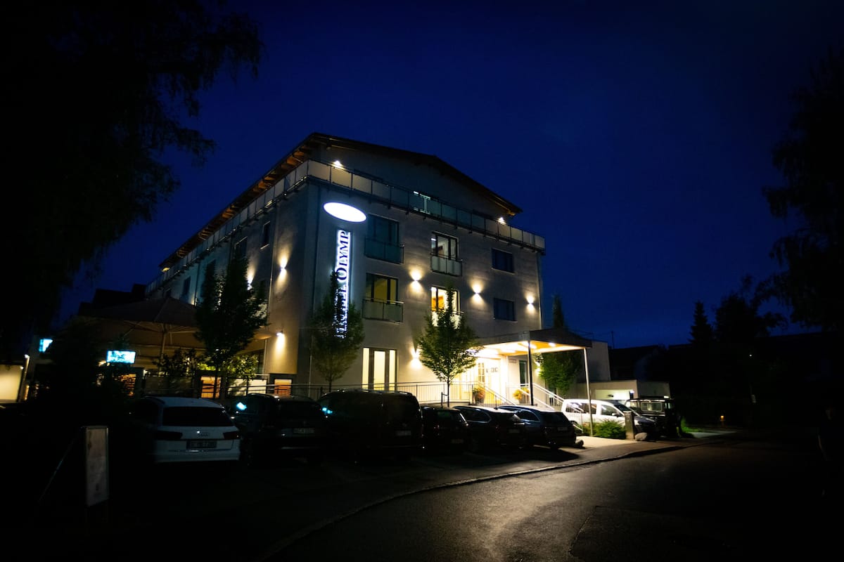 front of property – evening/night