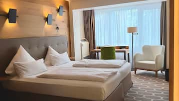 Superior Double Room | Premium bedding, desk, laptop workspace, blackout drapes