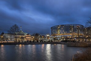 Front of property - evening/night