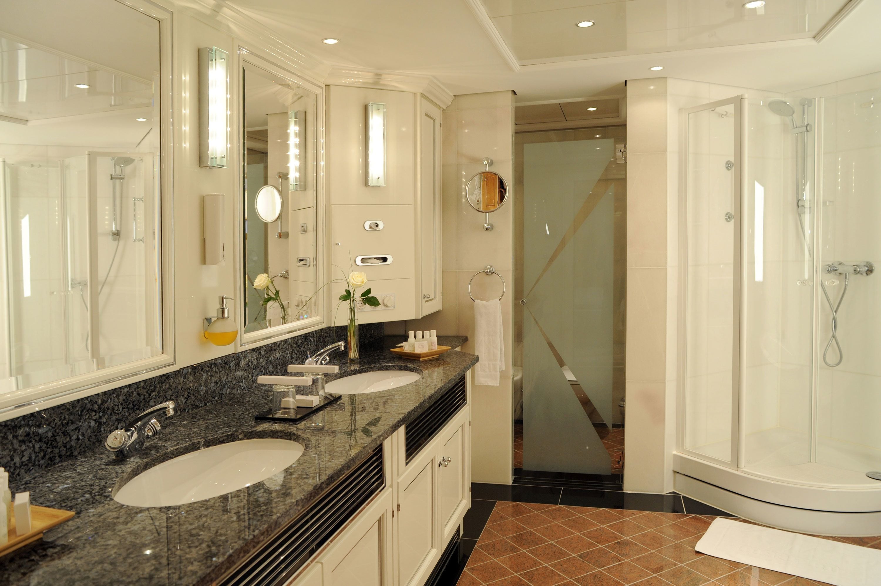 bathtub, free toiletries, hair dryer, bidet