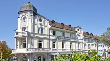 Front of property - evening/night