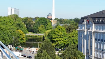 Blick von der Unterkunft