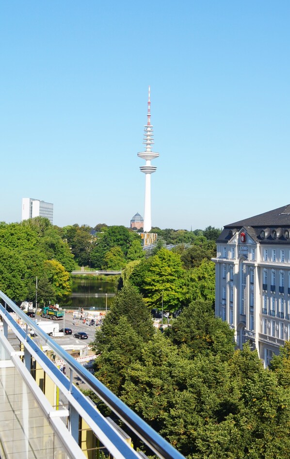 Blick von der Unterkunft