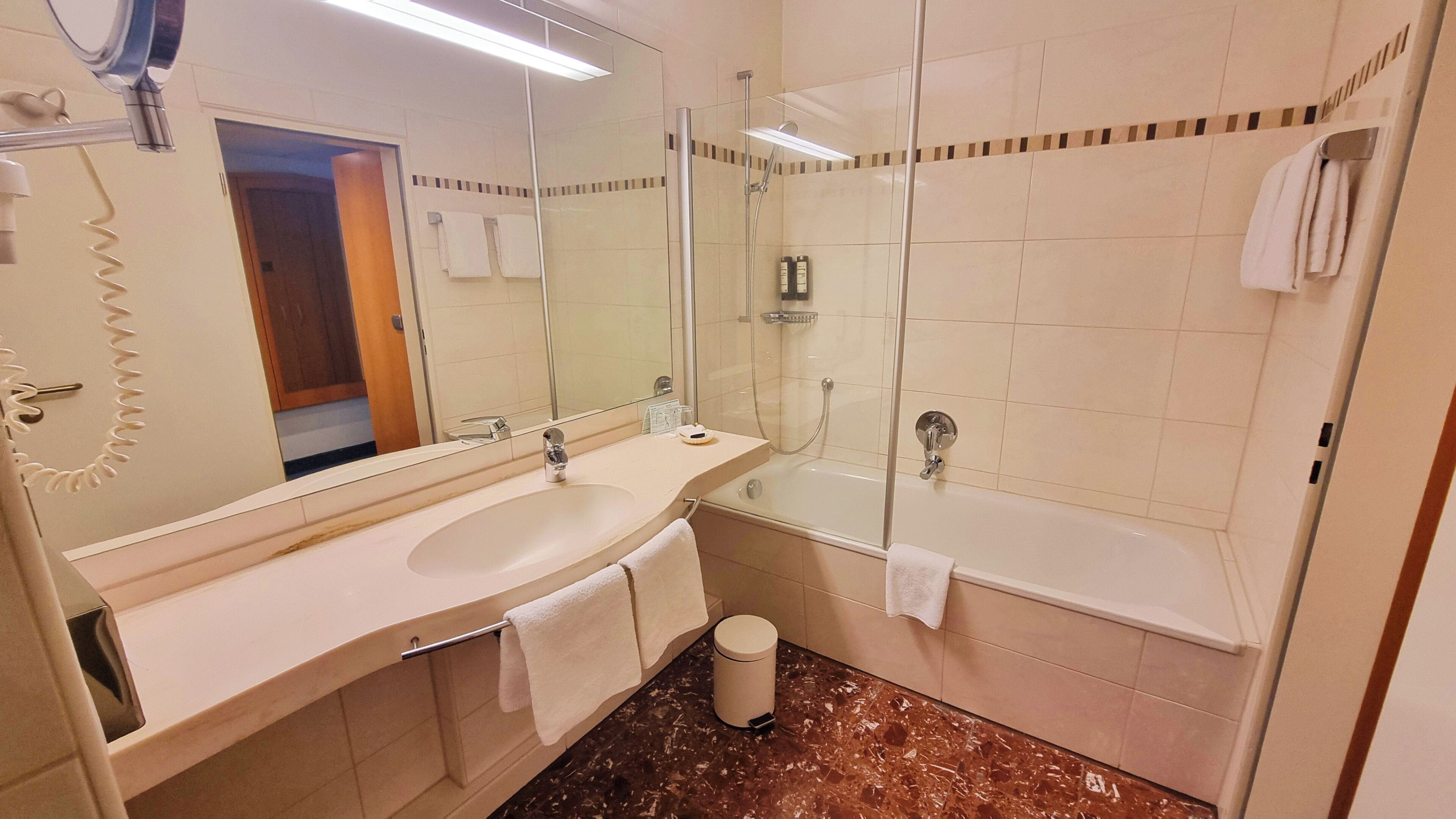 double room | bathroom | hair dryer, bathrobes, slippers, towels