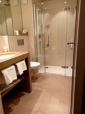 Double or Twin Room | Bathroom | Hair dryer, towels