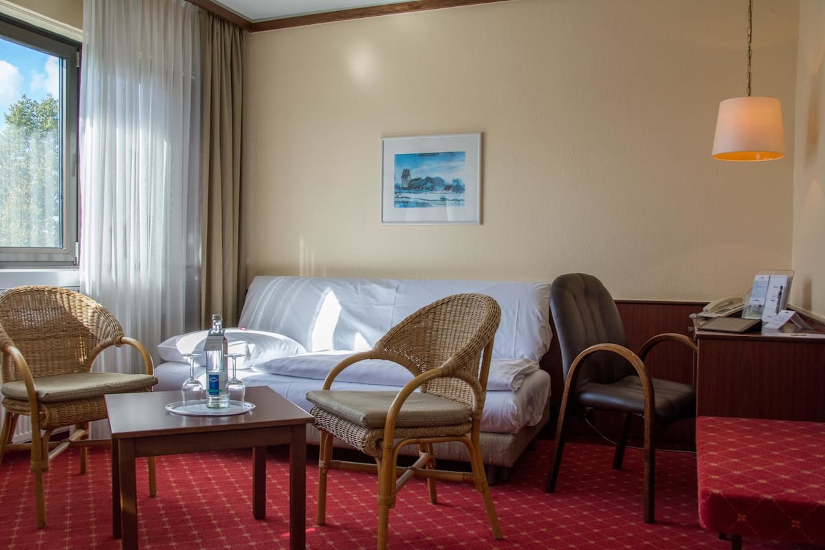 Standaard Twin kamer, 2 eenpersoonsbedden | Luxe beddengoed, Select Comfort-bedden, individueel gedecoreerd