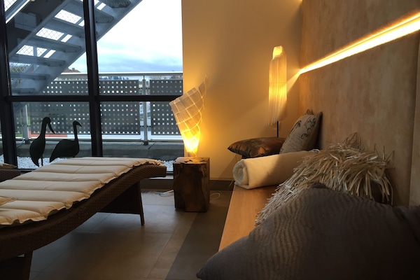 Sauna, body treatments, hot stone massages, body wraps, body scrubs