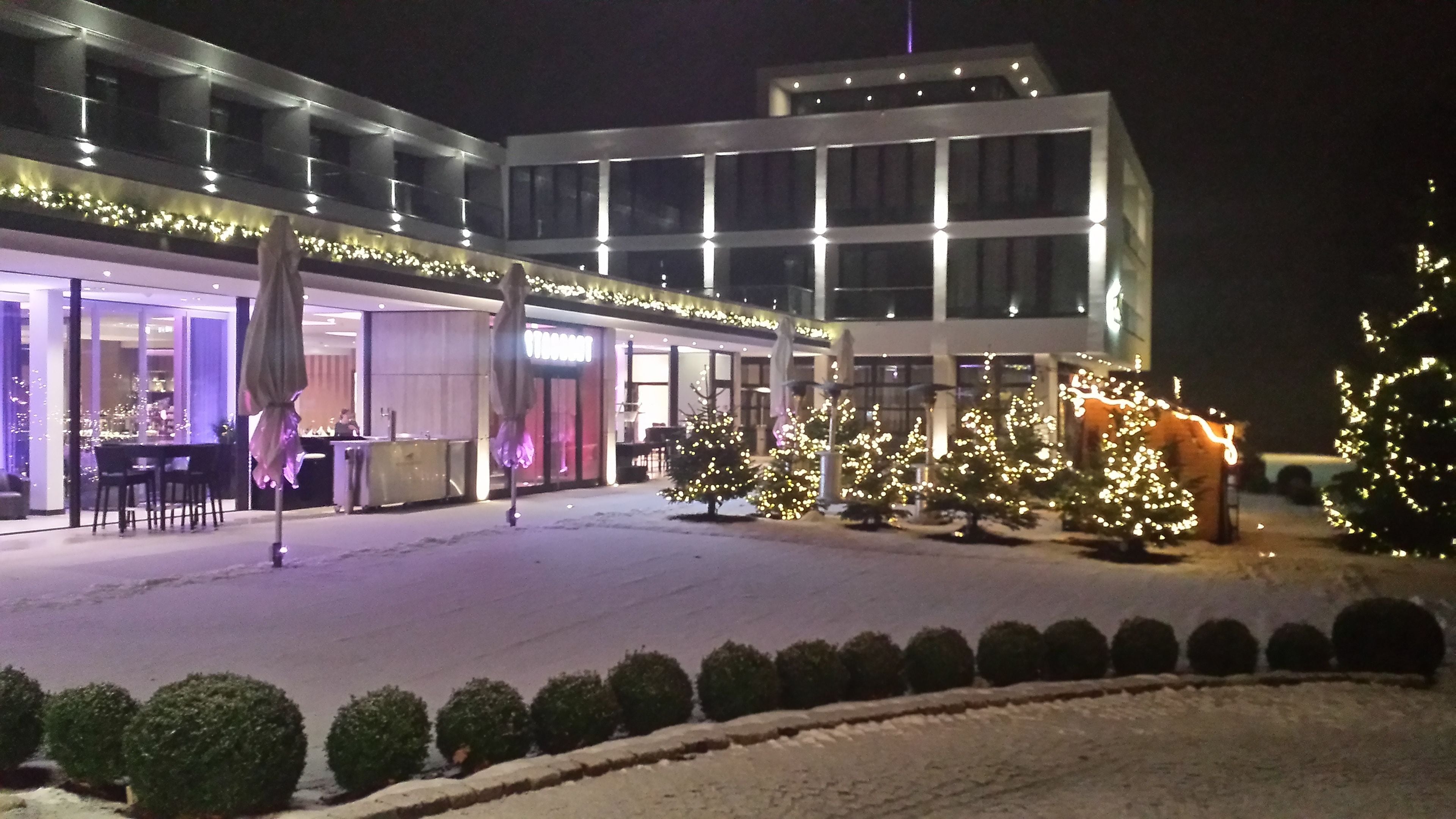 front of property – evening/night