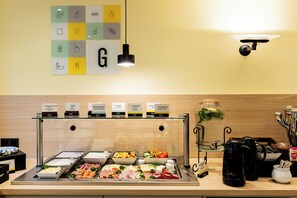 Daily buffet breakfast (EUR 17 per person)