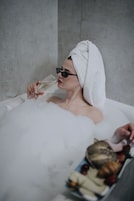 Eco-friendly toiletries, hair dryer, towels