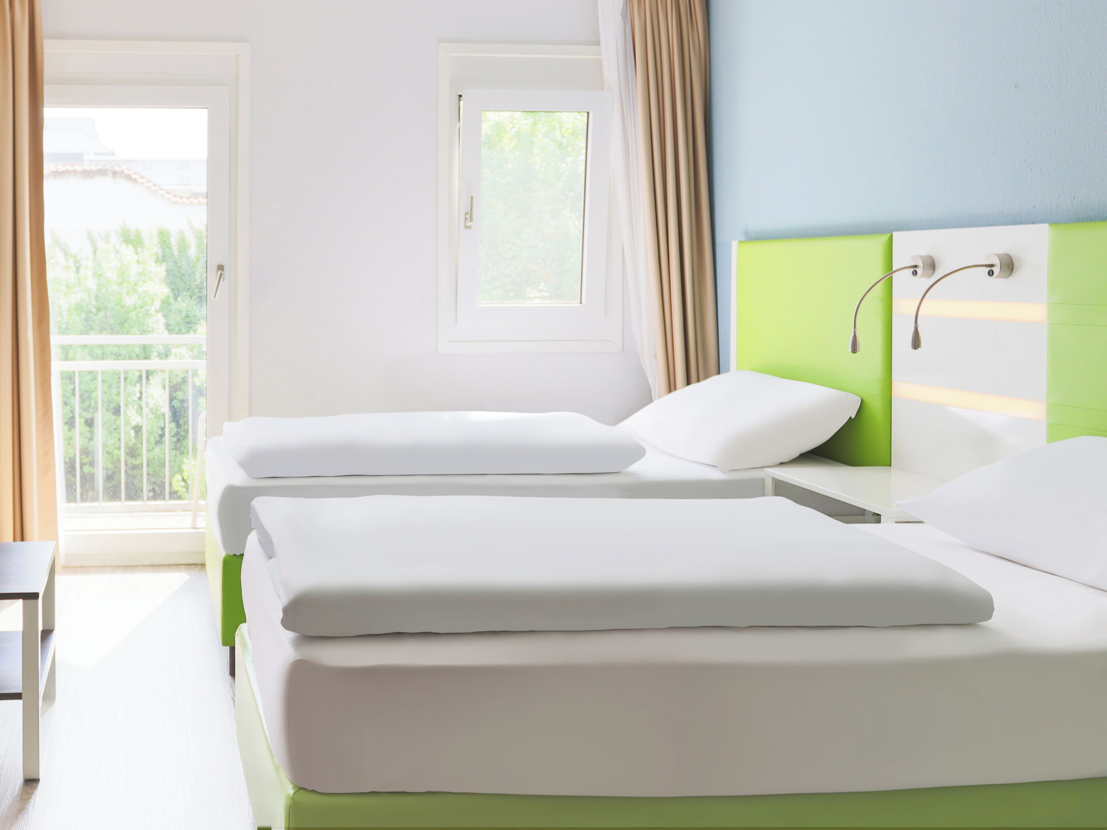 Tomannsrom | 1 soverom, skrivebord, blendingsgardiner og lydisolert