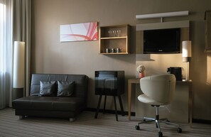 In-room safe, desk, blackout curtains, iron/ironing board