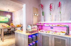 Daily buffet breakfast (EUR 16 per person)